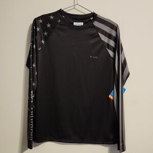 Columbia Black and Gray Long Sleeve Women's Omnishade Sun Shirt